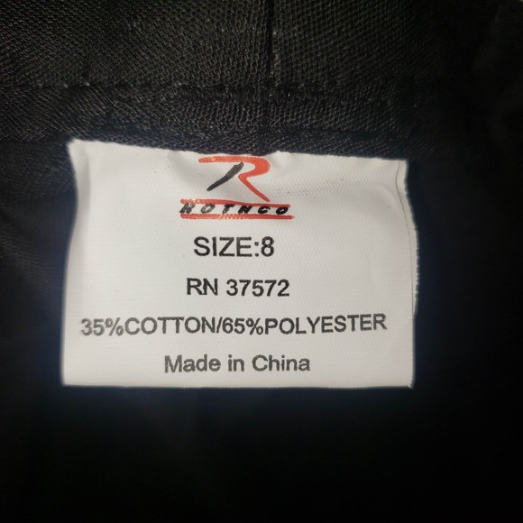 ROTHCO EMT PANTS BLACK SIZE 8 NEW WITH TAGS - Picture 8 of 10